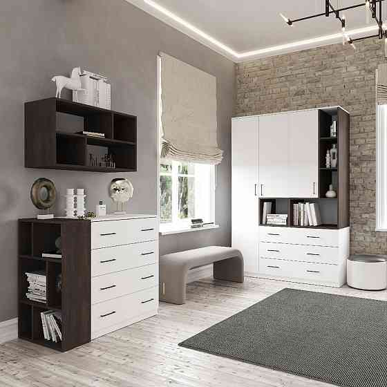 Полка навесная Т-12, Дуб Крафт Білий, 900/300/500 Львов