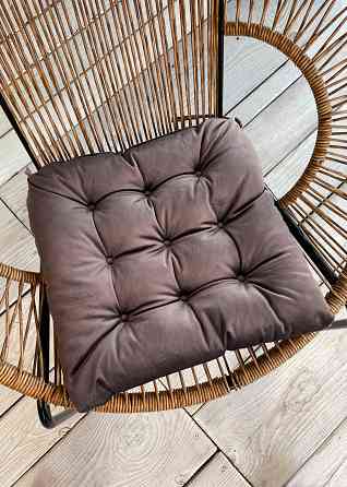 Подушка для стільців (40x40х5 см) Decorator Velour колір бурий 84-121 Київ