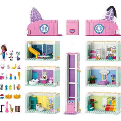 Конструктор LEGO Gabby's Dollhouse Ляльковий будиночок Ґаббі 498 деталей (10788) Вінниця