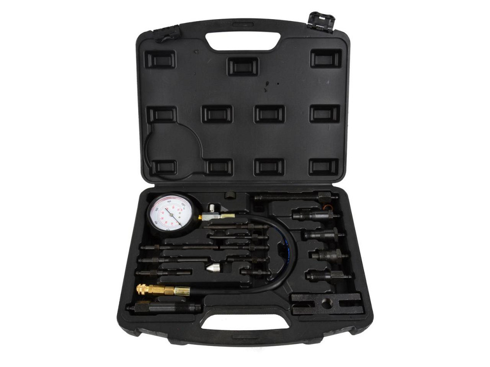 Компресометр дизельного двигуна "GEKO" 0-70 бар, комплект 17 штук Київ - фото 1