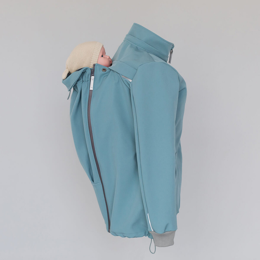 Куртка-трансформер Love & Carry Softshell 4 в 1 Блакитний Київ - фото 2