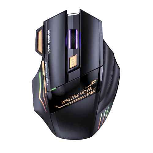 Беспроводная мышка iMice GW-X7, 2.4ГГц и Bluetooth, аккумулятор, подсветка, черная Киев
