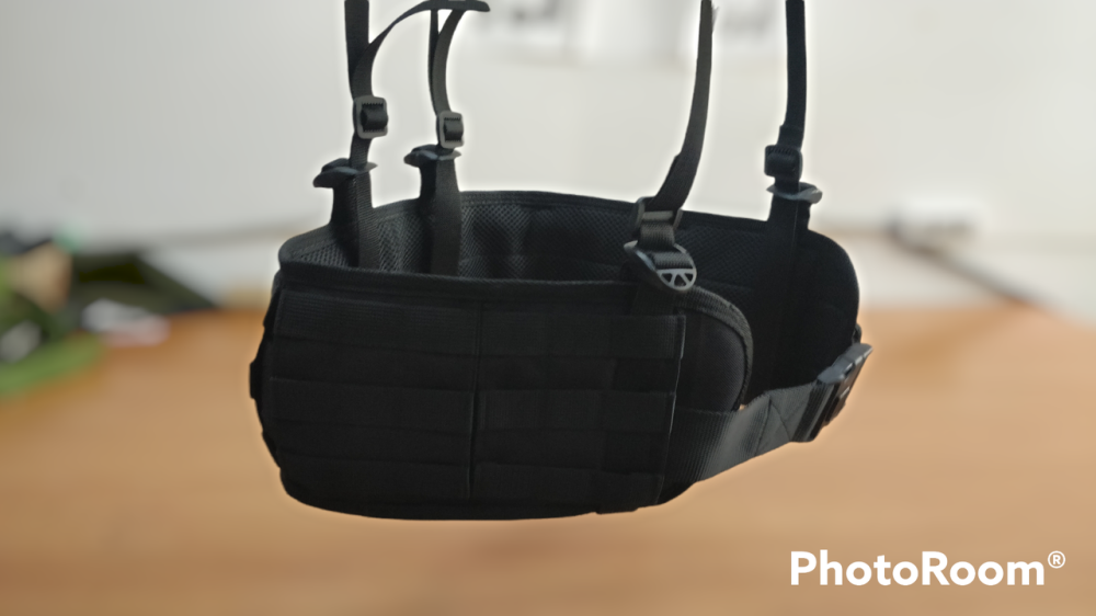 Розвантаження чорна Ремінно-плечова система РПС розвантажувальний пояс регульований тактичний із сис Одеса - фото 7