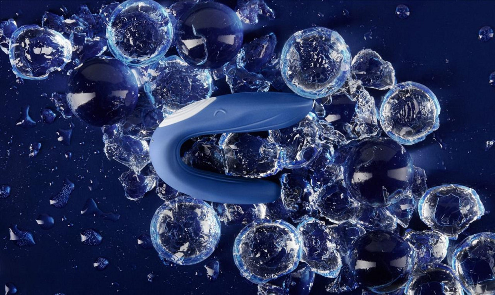 Вибратор для пар Satisfyer Double Whale с двумя моторчиками Sex Aura Киев - изображение 7