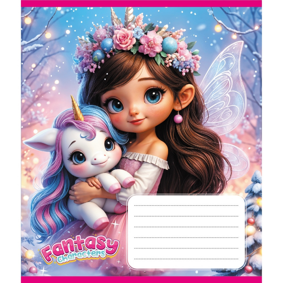 Зошит учнівський "Мій єдиноріг" 012-520170L-1 в лінію, 12 аркушів Вінниця - фото 1