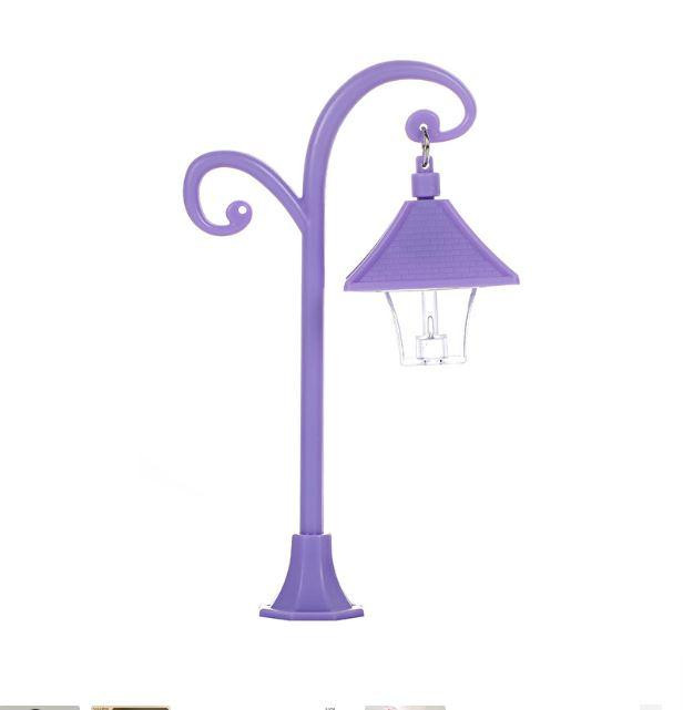 Фонарь с LED подсветкой для флорариума, мини-сада,хенд-мейда, микроландшафта, моделирования Вигнутий бузковий Одесса - изображение 1