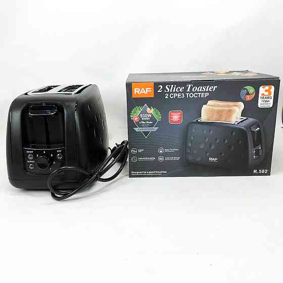 Тостер зі знімним піддоном для крихт RAF, Хороший сендвіч-тостер, Бюджетний тостер для кухні LT-58 Івано-Франківськ