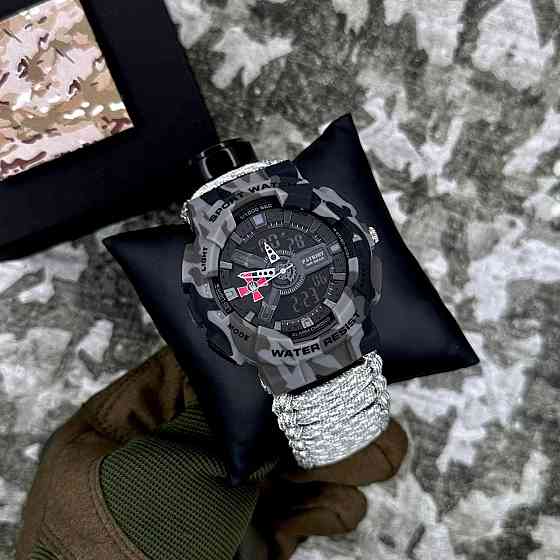 Patriot 005CMGYSU ЗСУ Сірий камуфляж Паракордовий ремінець ACU + Коробка. SBR Київ