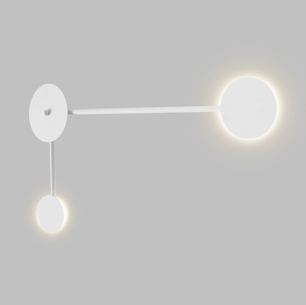 Бра світильник настінний 2-G4 білий Disk NL 3665-2 WH Київ - фото 4