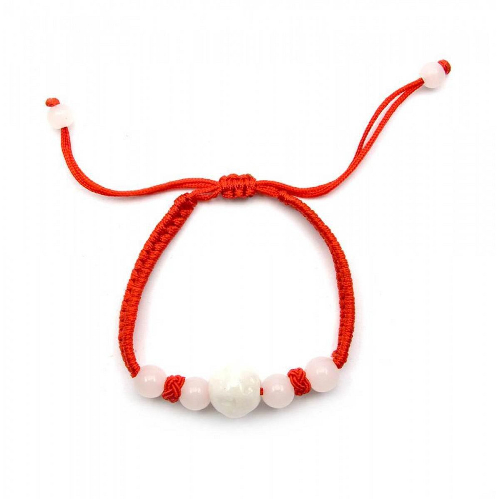 Браслет на руку красный нефритовый Шар Киев - изображение 1