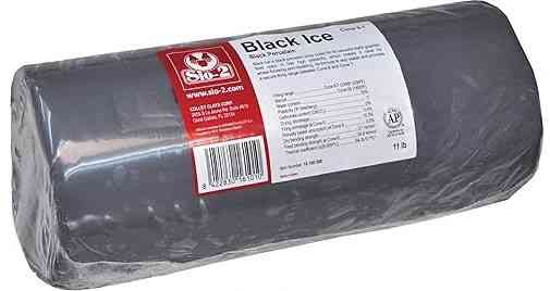 Порцеляна пластична SiO-2 BLACK ICE чорного кольору 5кг Киев