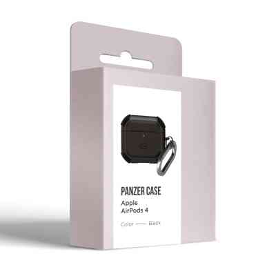 Чохол для навушників Armorstandart Panzer для Apple Airpods 4 Black (ARM82552) Вінниця