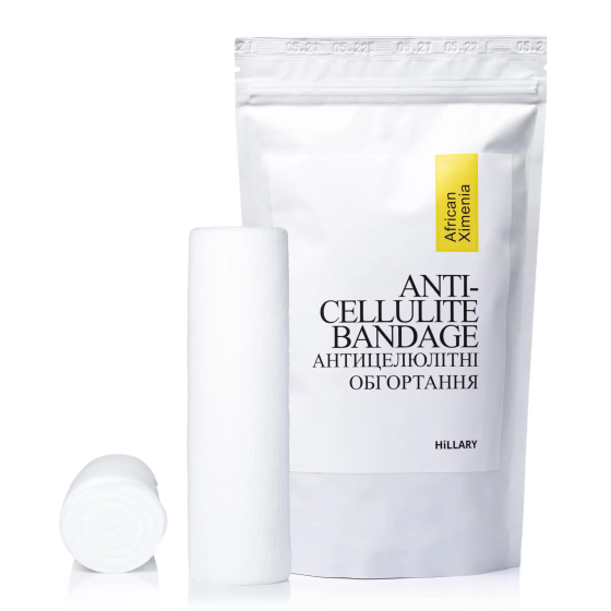 Антицеллюлитные обертывания с маслом ксимении Anti-cellulite Bandage African Ximenia Hillary 200 г Киев