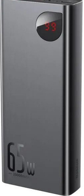Павербанк Baseus Power Bank 65W 20000mAh черный. Киев - изображение 2