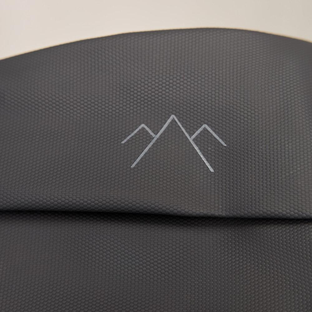 Мужская бананка нейлоновая сумка серая Pobedov Just Киев - изображение 2