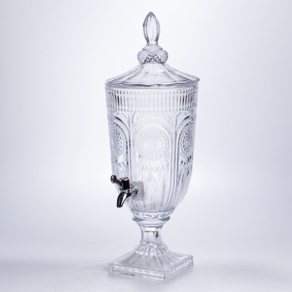 Лимонадниця з краном скляна 3 л диспенсер для напоїв лимонадник із краном HP-19-290 Коломыя - изображение 4