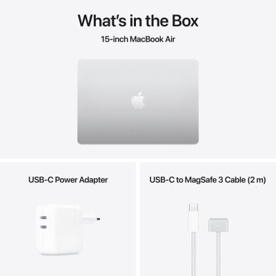 Ноутбук Apple MacBook Air 15 M4 A3241 Silver (MW1H3UA/A) Вінниця - фото 2