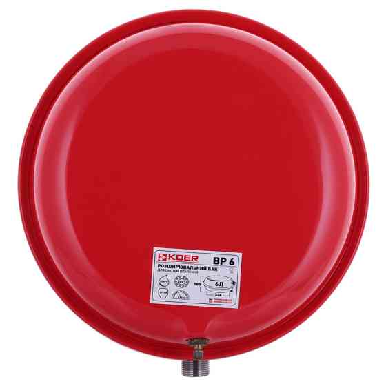 Бак розширювальний для системи опалення (плоский) Koer BP6 6л. (KB0001) Київ