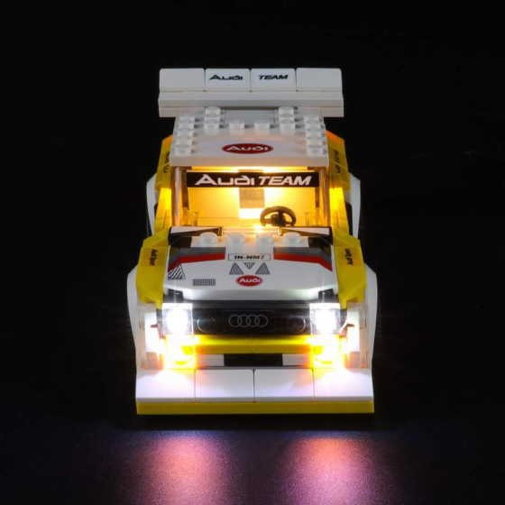 LED-підсвічування Lightailing для LEGO Speed Champions Audi Sport Quattro S1 (76897), світлодіодний набір Київ