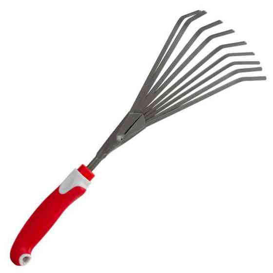 Грабли веерные садовые, 370×155 мм, комбинированная рукоятка INTERTOOL FT-0031 Киев