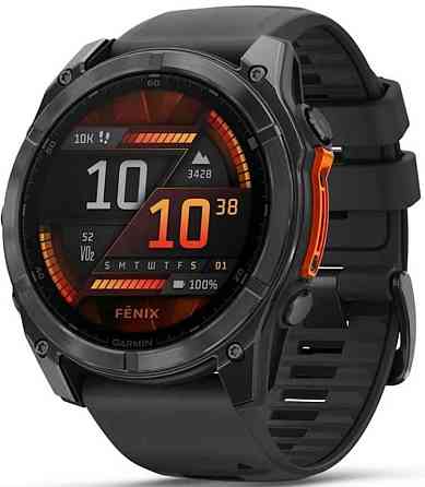 Смарт -Часы Garmin Fenix 8 51mm. AMOLED , Steel , Black 010-02905-00. Киев