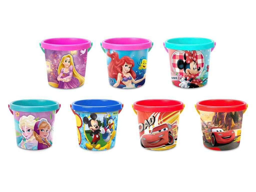 Відро Disney 14*14*12см мікс для піску арт.77817 ТМ WADER Київ - фото 1