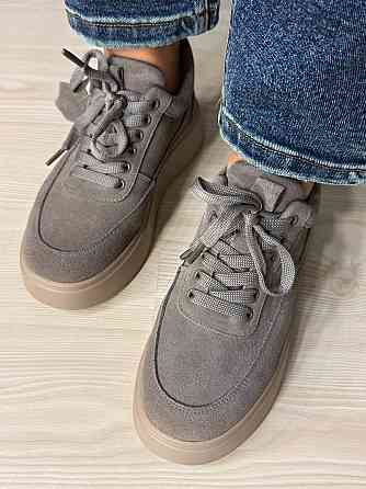 Кеды женские Hengji 536-10 замшевые на платформе с окантовкой бежевые, 39, 25 см Киев