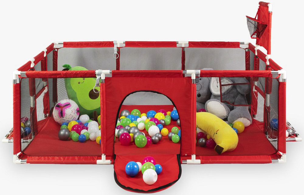 Детский манеж красный 180×120см Diego Киев - изображение 2