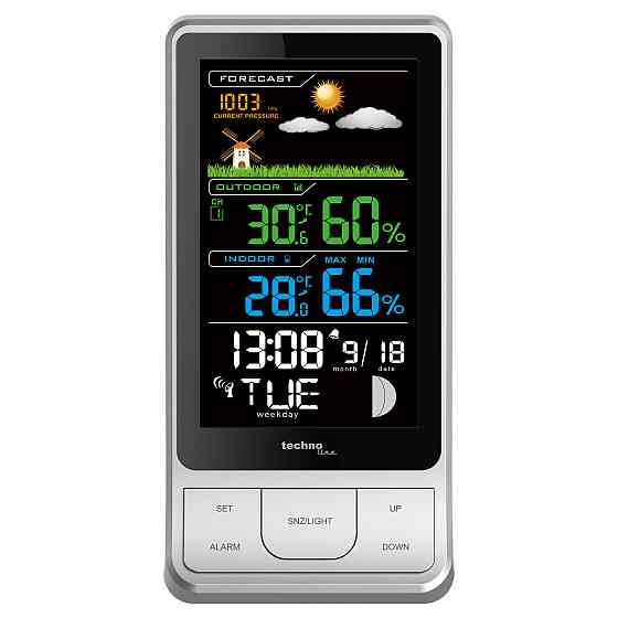 Метеостанция Technoline WS6441 Black/Silver (WS6441) Вінниця