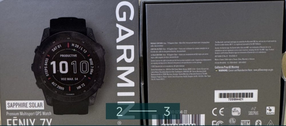 Смарт-годинник Garmin fenix 7X Sapphire Solar Black DLC Киев - изображение 2