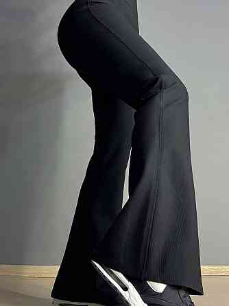 Лосини жіночі Kenalin W18 кльош утеплені з флісом пуш ап чорні, чорний, XS Київ