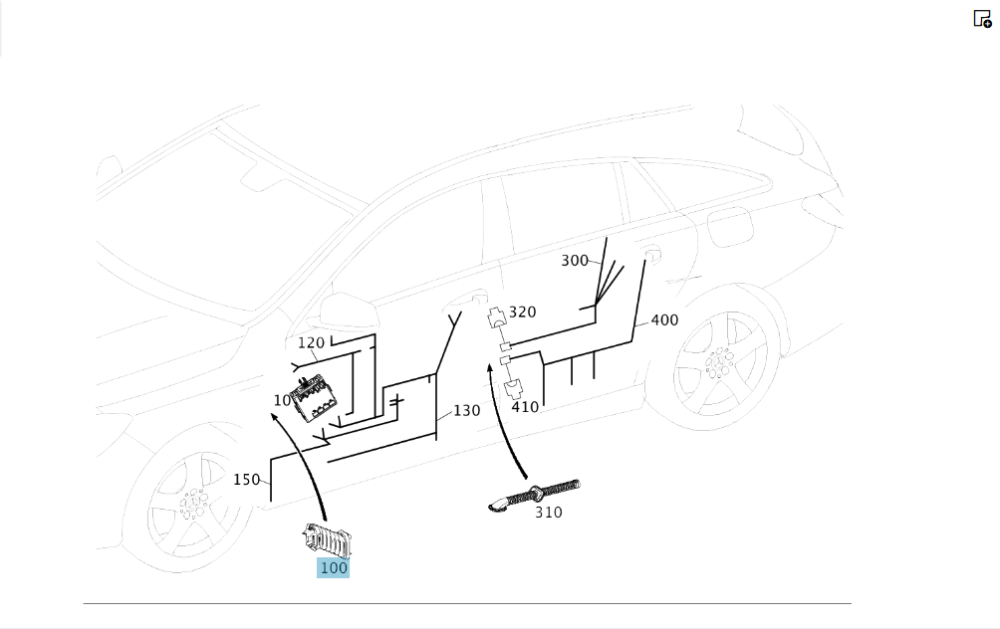 Mercedes-Benz  A2469970051 Гофроканал проводки на передні двері CLA Shooting Brake X117 CLA C117 GLA X156 A-class W176 B-class W242 B-class W246 Одесса - изображение 2