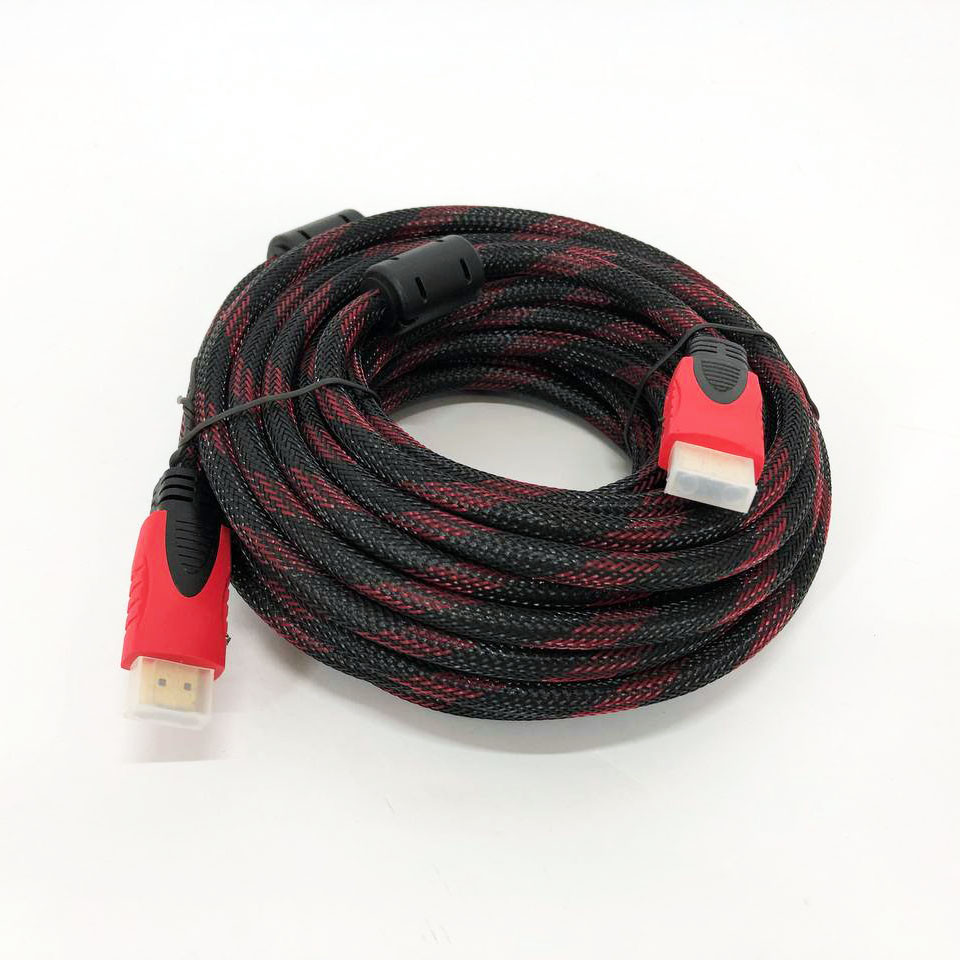 Кабель HDMI - HDMI 10m посилений в обмотці 10м шнур EI-89 Львів - фото 2