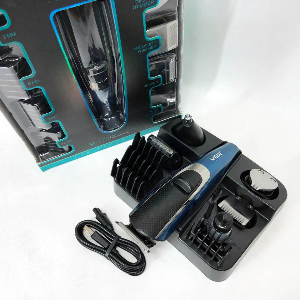 Машинка для стрижки з потужним акумулятором, Машинка для стрижки волосся з регульованою довжиною GH-77 Київ - фото 11