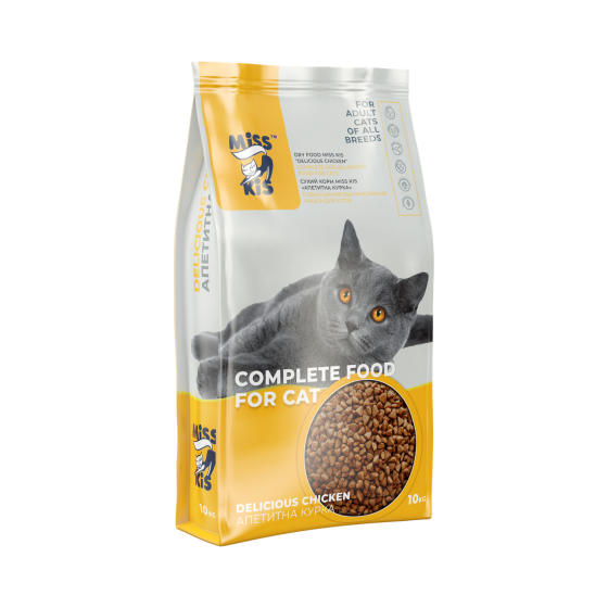 Сухий корм для кішок МіС Кіс Апетитна курка 10 кг Вінниця