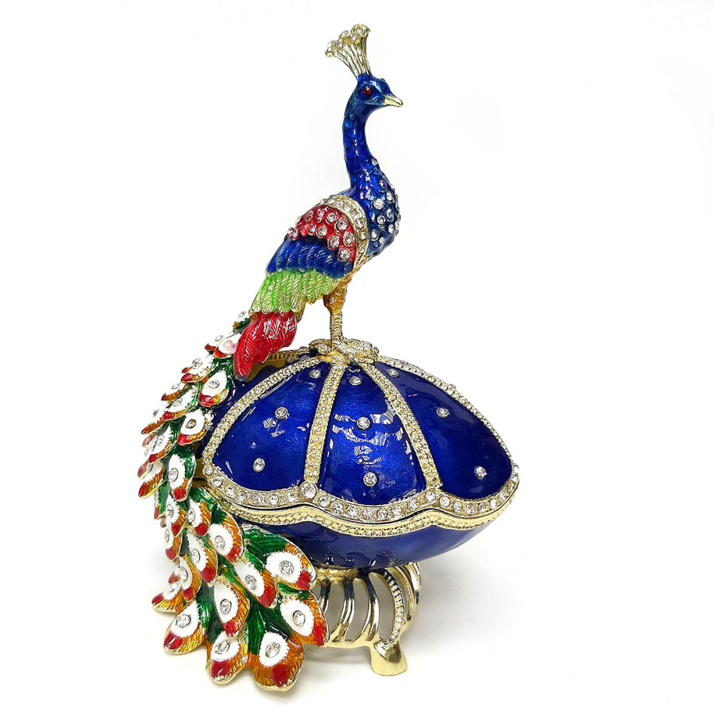 Шкатулка декоративная со стразами Павлин Киев - изображение 1