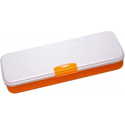 Пенал Cool For School Пластиковый с застежкой Оранжевый 8012 (CF85559) Винница - изображение 1