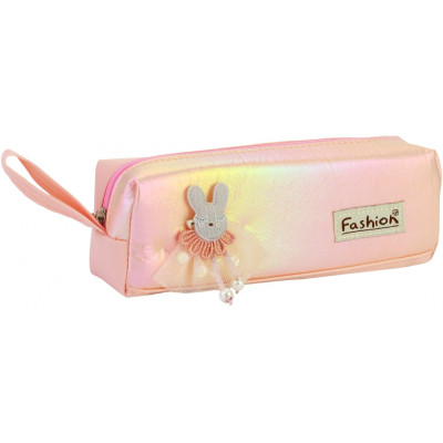 Пенал Cool For School 1 отделение с аппликацией Розовый (CF6891-pink) Винница - изображение 1