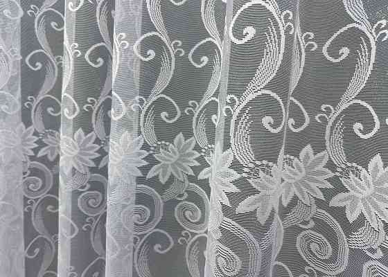 Тюль VR-Textil 643т Премиум Жаккард Белый 300х270 см (40-302) Киев