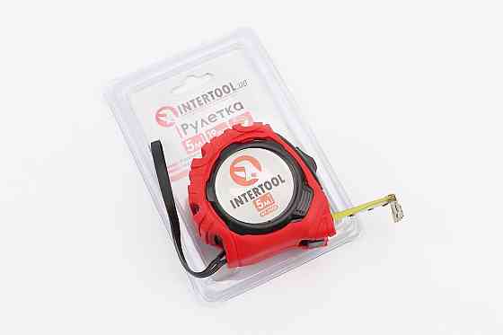 Рулетка з фіксатором 5мx19 мм "Магніт" MT-0505 Київ