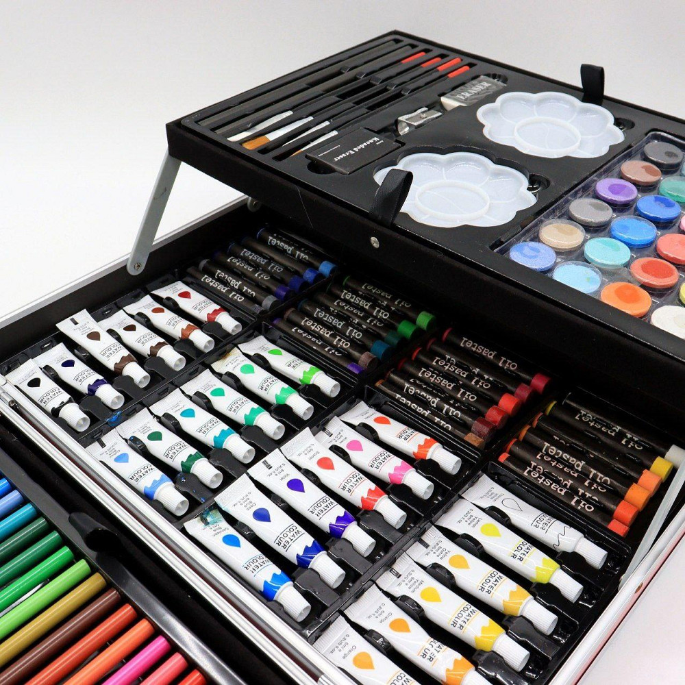 Детский художественный набор 145шт + Подарок Беспроводные наушники с ушками VZV-23M  / Набор для рисования Киев - изображение 9