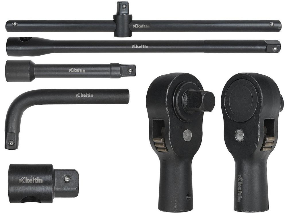 Набір ударних торцевих головок "Keltin" [к-т 26шт]: (3/4" 12-гранні 17-50мм ), (3/4" 6-гранна 36мм, 1" 6-гранні 55-65мм)+аксу Стрий - фото 8