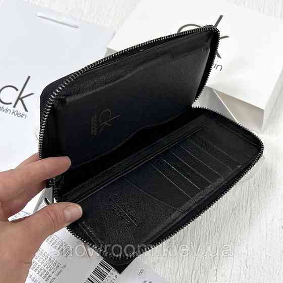 Мужской кожаный клатч на молнии (1342) Киев