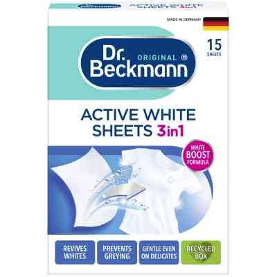 Салфетки для стирки Dr. Beckmann для обновления белого цвета ткани 15 шт. (4008455551913) Винница