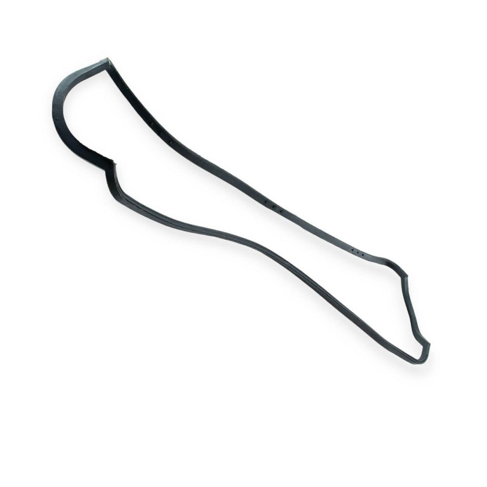 Прокладка крышки 2108, 2109, 21099, 2110, 2111, 2112, 2113, 2114, 2115, 1117, 1118, 1119 (8 кл) силикон черная Quatro клапанной Мукачево - изображение 1