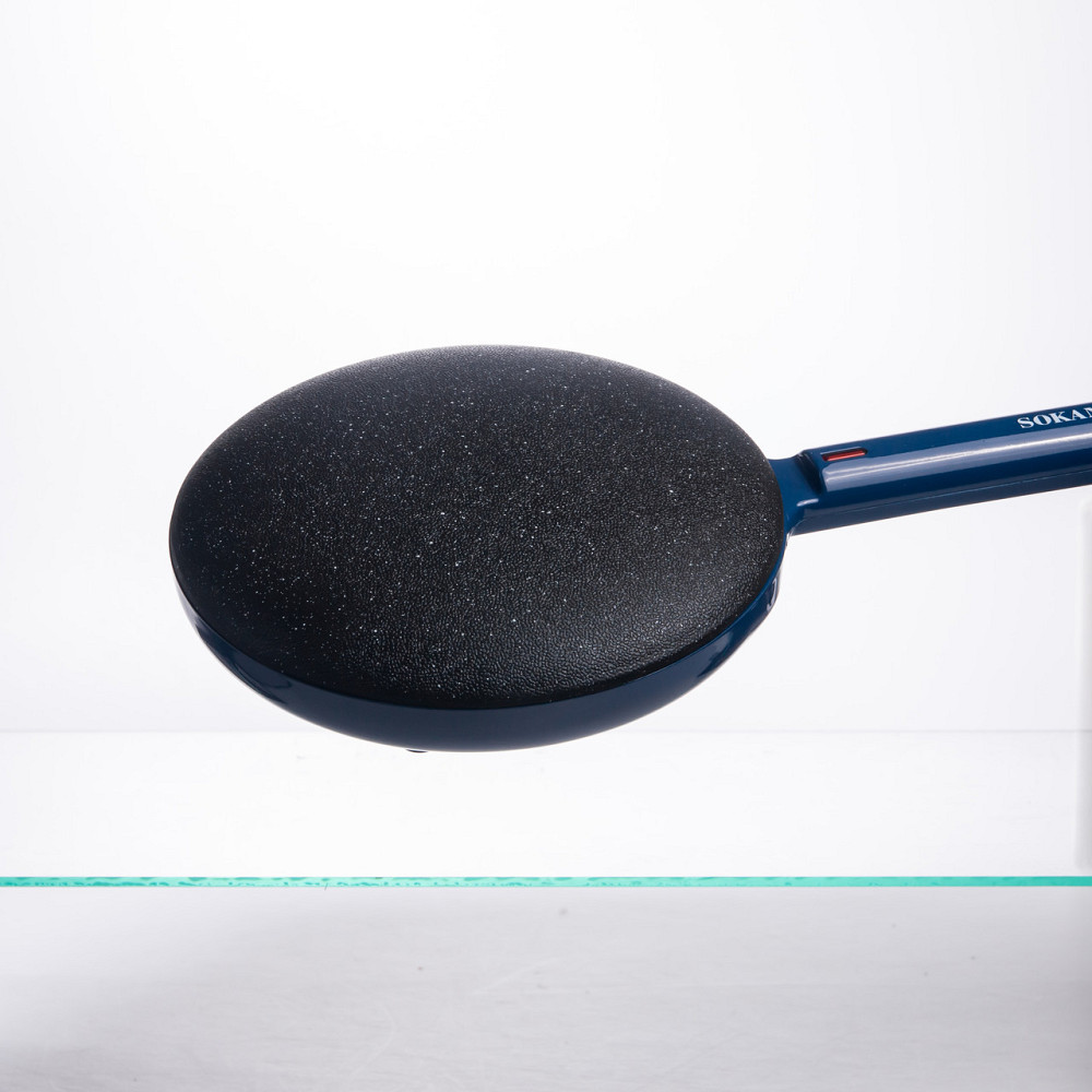 Sokany Сковорода млинниця електрична Ø20 (см) з антипригарним покриттям 600 Вт Синій SK-07057 Коломия - фото 5