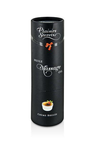 Массажное масло Plaisirs Secrets Creme Brulee (59 мл) с афродизиаками съедобное, подарочная упаковка Sex Aura Киев - изображение 3