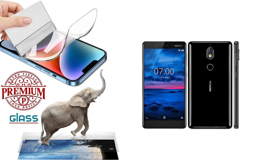 Полиуретановая пленка Nokia 7 Plus, Premium, толщина 0,2 мм Киев - изображение 1