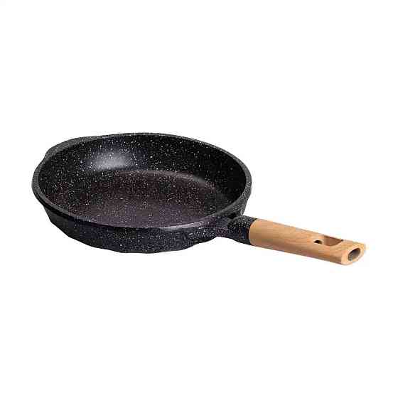 Сковорода с мраморным покрытием 24 см, 1,8 л, черная Киев