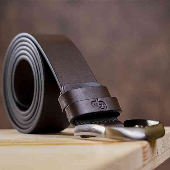 Ремінь чоловічий GRANDE PELLE 00245 під штани Коричневий Київ